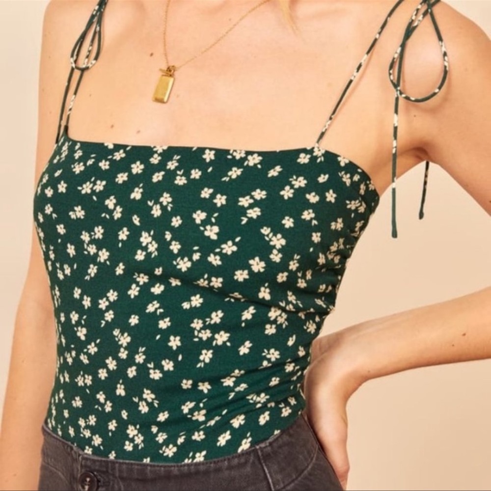 Reformation Lupe Top, size 8
